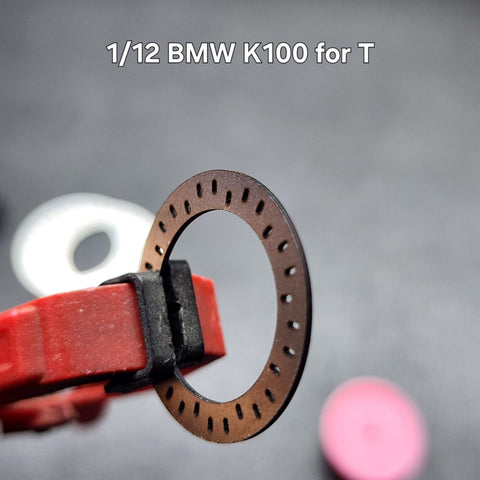 カレドモデル D025 1/12 BMW K100用オートバイ用金属製ディスクブレーキ (タミヤ用)