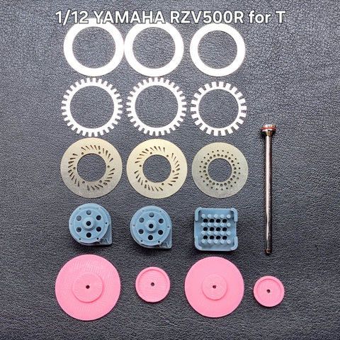 カレドモデル D032 1/12 ヤマハ RZV500R オートバイ用金属製ディスクブレーキ (タミヤ用)
