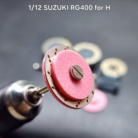 カレドモデル D034 1/12 スズキ RG400Γ用 メタルディスクブレーキ (ハセガワ用)