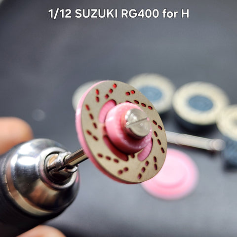 カレドモデル D034 1/12 スズキ RG400Γ用 メタルディスクブレーキ (ハセガワ用)