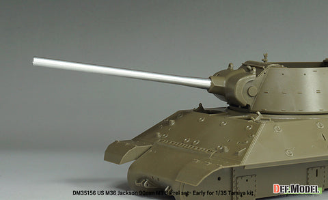 DEFモデル DM35156 1/35 アメリカ M36 ジャクソン 90mm M3 金属砲身セット- 初期型 (タミヤ用)