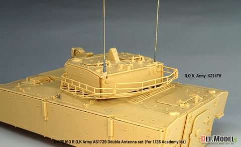 DEFモデル DM35160 1/35 韓国陸軍 AS1729 ダブルアンテナセット（アカデミー製1/35キット用）