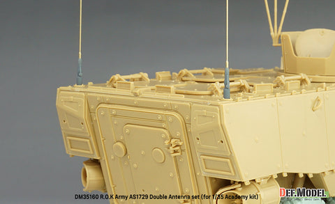 DEFモデル DM35160 1/35 韓国陸軍 AS1729 ダブルアンテナセット（アカデミー製1/35キット用）