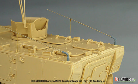 DEFモデル DM35160 1/35 韓国陸軍 AS1729 ダブルアンテナセット（アカデミー製1/35キット用）