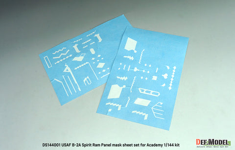 DEFモデル DS144001 1/144 アメリカ空軍 B-2A スピリット RAMパネル用マスキングシートセット（アカデミー 1/144用）