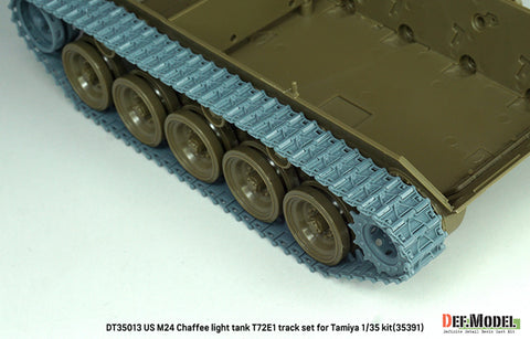 DEFモデル DT35013 1/35 アメリカ軍 M24 T72E1 可動式履帯セット（タミヤ 1/35キット用）