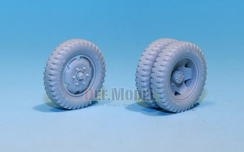 DEFモデル DW30015 1/35 ドイツ 3t カーゴ トラックホイールセット (ドラゴン1/35スケール用)