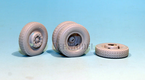 DEFモデル DW30019 1/35 ドイツ ビュッシング・ナーク L4500S 自重変形タイヤセット (AFVクラブ1/35スケール用)