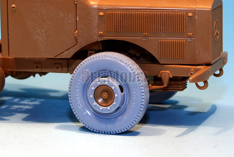 DEFモデル DW30021 1/35 ドイツ L4500 R マウルティア ホイールセット2 (ズベズダ1/35スケール用)