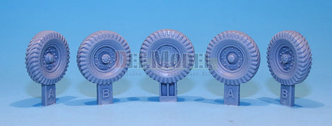 DEFモデル DW30023 1/35 15 CWT トラックホイールセット (イタレリ1/35スケール用)