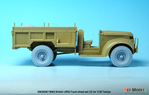 DEFモデル DW30067 1/35 WWII イギリス LRDG トラック ホイールセット (2) (タミヤ1/35スケール用)