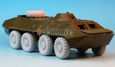 DEFモデル DW35013 1/35 BTR-70 APC 自重変形ホイールセット (ズベズダ1/35スケール用)