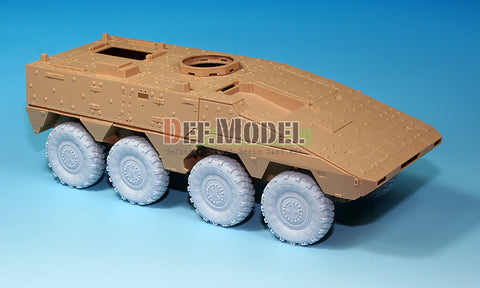 DEFモデル DW35015 1/35 GTK ボクサー MRAV 自重変形ホイールセット (ホビーボス1/35スケール用)