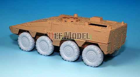DEFモデル DW35015 1/35 GTK ボクサー MRAV 自重変形ホイールセット (ホビーボス1/35スケール用)