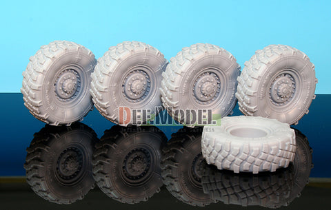 DEFモデル DW35017 1/35 M1078 LMTV トラック 自重変形ホイールセット(トランぺッター1/35スケール用)