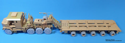 DEFモデル DW35020 1/35 現用 アメリカ M1070&M1000 重装備運搬車 自重変形タイヤセット(ホビーボス 85502用)(M1070用8個+スペアタイヤ1個,M1000用40個+スペアタイヤ2個入り,マスキングシール付き)(限定生産)