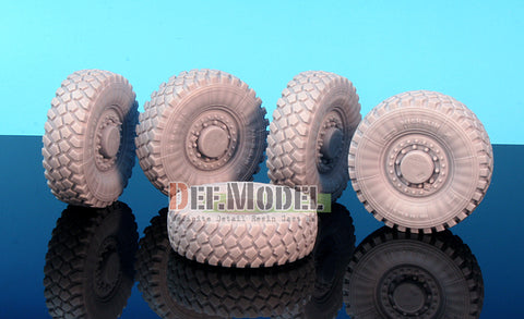 DEFモデル DW35023 1/35 現用 アメリカ M-ATV MRAP 自重変形タイヤセット(パンダホビー PH35001用)(4個+スペアタイヤ1個入り,マスキングシール付き)