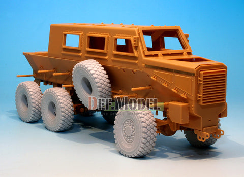 DEFモデル DW35035 1/35 現用 アメリカ バッファローMPCV 地雷除去車両 自重変形タイヤセット(ミシュランXZL)(ブロンコ CB35100用)(フロントタイヤ2個,リアタイヤ2種各2個+スペアタイヤ2個入り,マスキングシール付き)