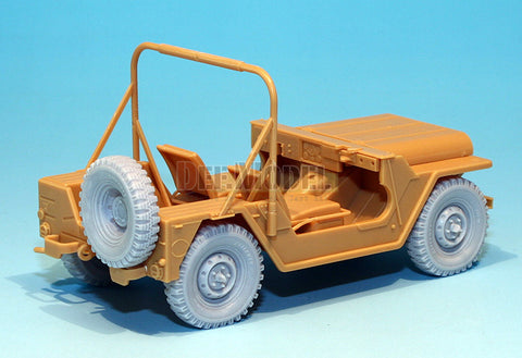 DEFモデル DW35039 1/35 現用 イスラエル M151 シミラ 小型四輪駆動車 自重変形タイヤセット(タミヤ/アカデミー用)(4個+スペアタイヤ1個入り,マスキングシール付き)