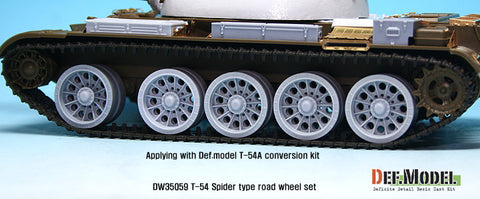 DEFモデル DW35059 1/35 現用 ソビエト/ロシア T-54 スパイダー転輪セット(汎用)(転輪5組分)