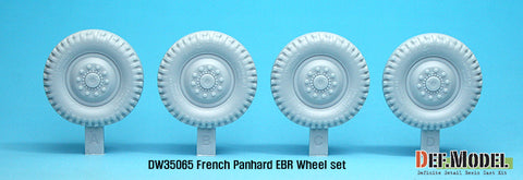 DEFモデル DW35065 1/35 現用 フランス パナール EBR-10 装輪装甲車 自重変形タイヤセット(ホビーボス用)(4種各2個入り,マスキングシール付き)