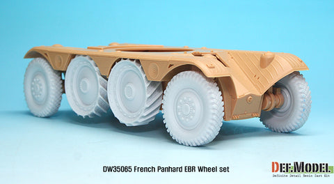 DEFモデル DW35065 1/35 現用 フランス パナール EBR-10 装輪装甲車 自重変形タイヤセット(ホビーボス用)(4種各2個入り,マスキングシール付き)