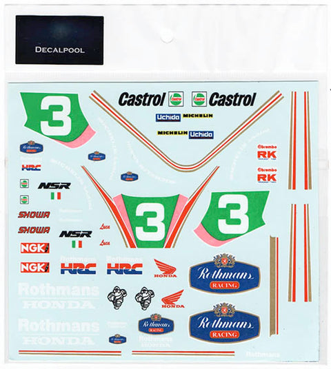 デカールプール DP056 1/12 ホンダ NSR250 ロスマンズ #3 L. Cadalora WGP '91