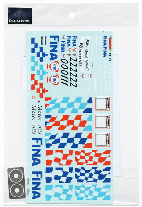 デカールプール DP118T 1/24 BMW 320i FINA BTCC '96 (トランスキット付き)