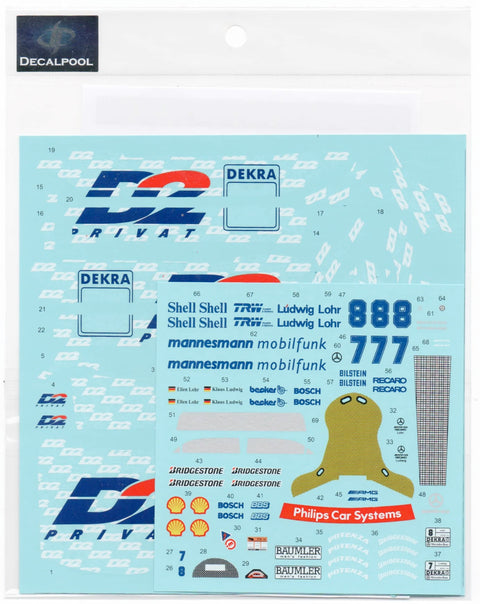 デカールプール DP236 1/24 AMG メルセデスベンツ D2 #7/8 Cクラス DTM 1994