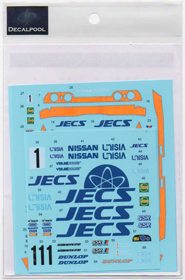 デカールプール DP252 1/24 日産 スカイライン GT R32 JECS #1 グループA 1992