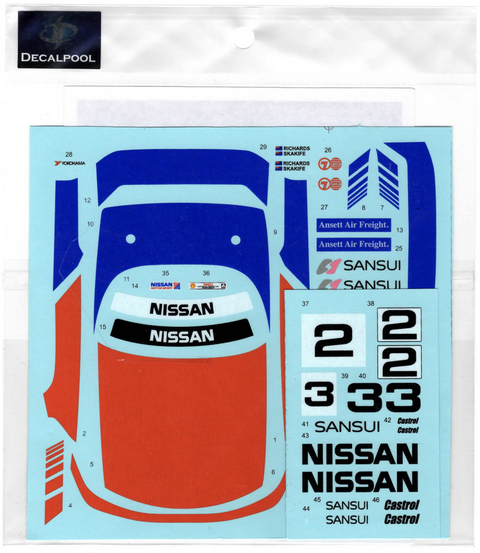 デカールプール DP273 1/24 日産 スカイライン GT R32 #1/2 ATCC 優勝 1990