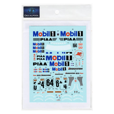 デカールプール DP298 1/24 ホンダ NSX Mobil1 #64 JGTC 1999