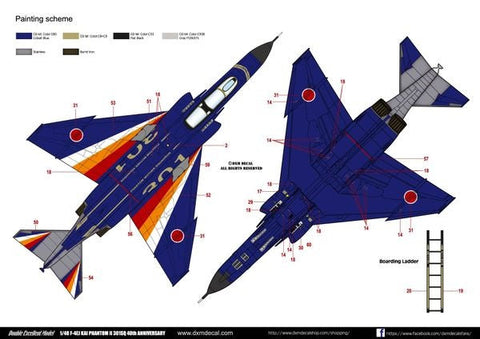 DXM 41-4114 1/48 航空自衛隊 F-4EJ改 第301飛行隊創隊40周年