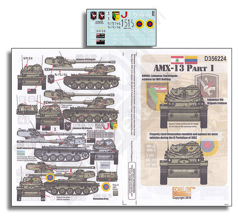 エシュロン D356224 1/35 AMX-13 Part.1