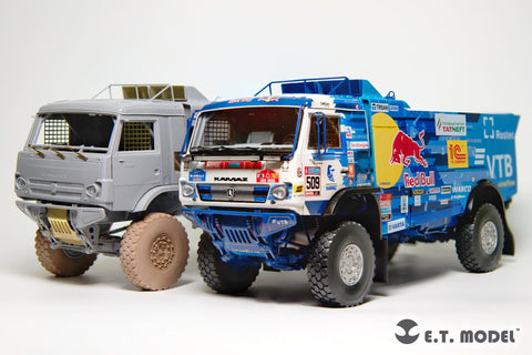 E.T.モデル E35-318 1/35 KAMAZ-43509”カマズ・マスター”トラック(ズベズダ3657用) エッチングパーツ