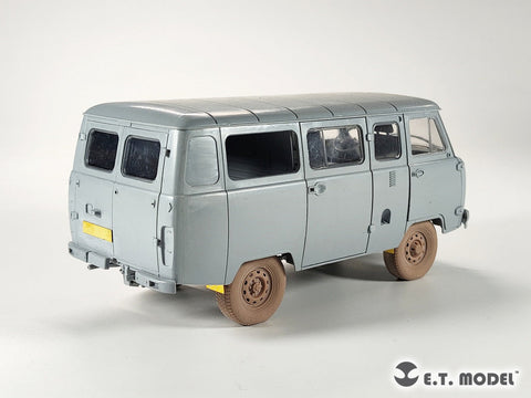E.T.モデル E35-319 1/35 ロシア UAZ 3909 軍用バン (ズベズダ 3644用) エッチングパーツ