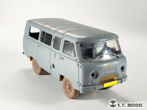 E.T.モデル E35-319 1/35 ロシア UAZ 3909 軍用バン (ズベズダ 3644用) エッチングパーツ