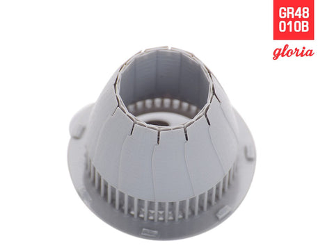 E.T.モデル GR48010B 1/48 アメリカ F-14B/Dトムキャット F110-GE-400用排気ノズル/アフターバーナー 閉(タミヤ/グレートウォールホビー用)