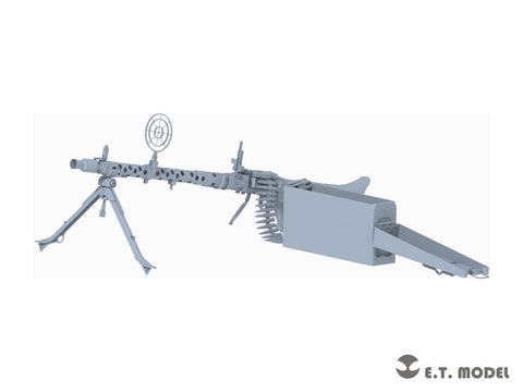 E.T.モデル P06-002 1/6 WWII ドイツ MG34 機関銃&弾薬箱