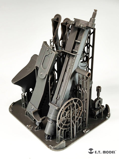 E.T.モデル P06-002 1/6 WWII ドイツ MG34 機関銃&弾薬箱