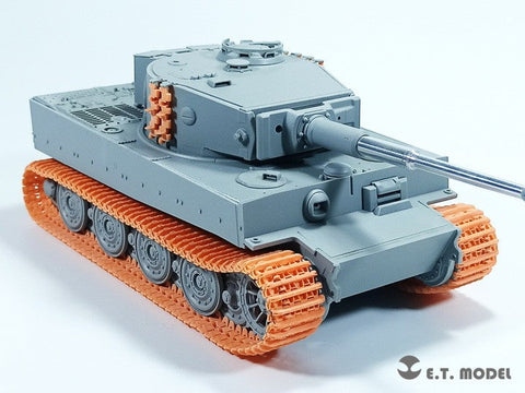 E.T.モデル P35-003 1/35 WWII GドイツタイガーI 後期型 可動履帯(3D) 汎用