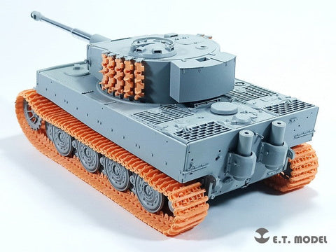 E.T.モデル P35-003 1/35 WWII GドイツタイガーI 後期型 可動履帯(3D) 汎用