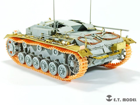 ETモデル P35-021 1/35 WWII ドイツ III号IV号戦車（タイプ3B）ワークブル履帯(3Dプリント)