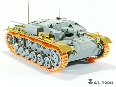 ETモデル P35-021 1/35 WWII ドイツ III号IV号戦車（タイプ3B）ワークブル履帯(3Dプリント)