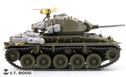 ETモデル P35-037 1/35 WWII アメリカ軍 M24 チャーフィー 軽戦車 ワークブル履帯(3Dプリント) (AFVクラブ/ブロンコ用)