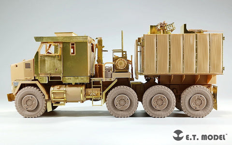 E.T.モデル P35-126 1/35 現用 アメリカ M1070 戦車運搬トレーラー自重変形タイヤ(ホビーボス用)