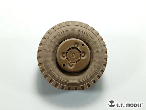 E.T.モデル P35-126 1/35 現用 アメリカ M1070 戦車運搬トレーラー自重変形タイヤ(ホビーボス用)