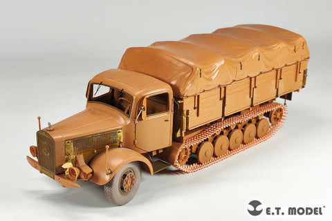 ETモデル P35-159 1/35 WWIIドイツ L4500R"マウルティア" ヘビーハーフトラック たわんだホイール