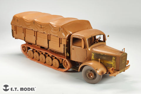ETモデル P35-159 1/35 WWIIドイツ L4500R"マウルティア" ヘビーハーフトラック たわんだホイール
