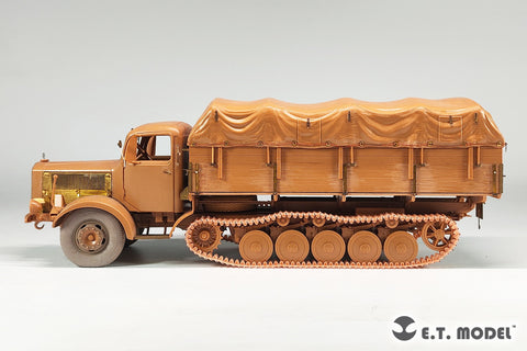 ETモデル P35-159 1/35 WWIIドイツ L4500R"マウルティア" ヘビーハーフトラック たわんだホイール
